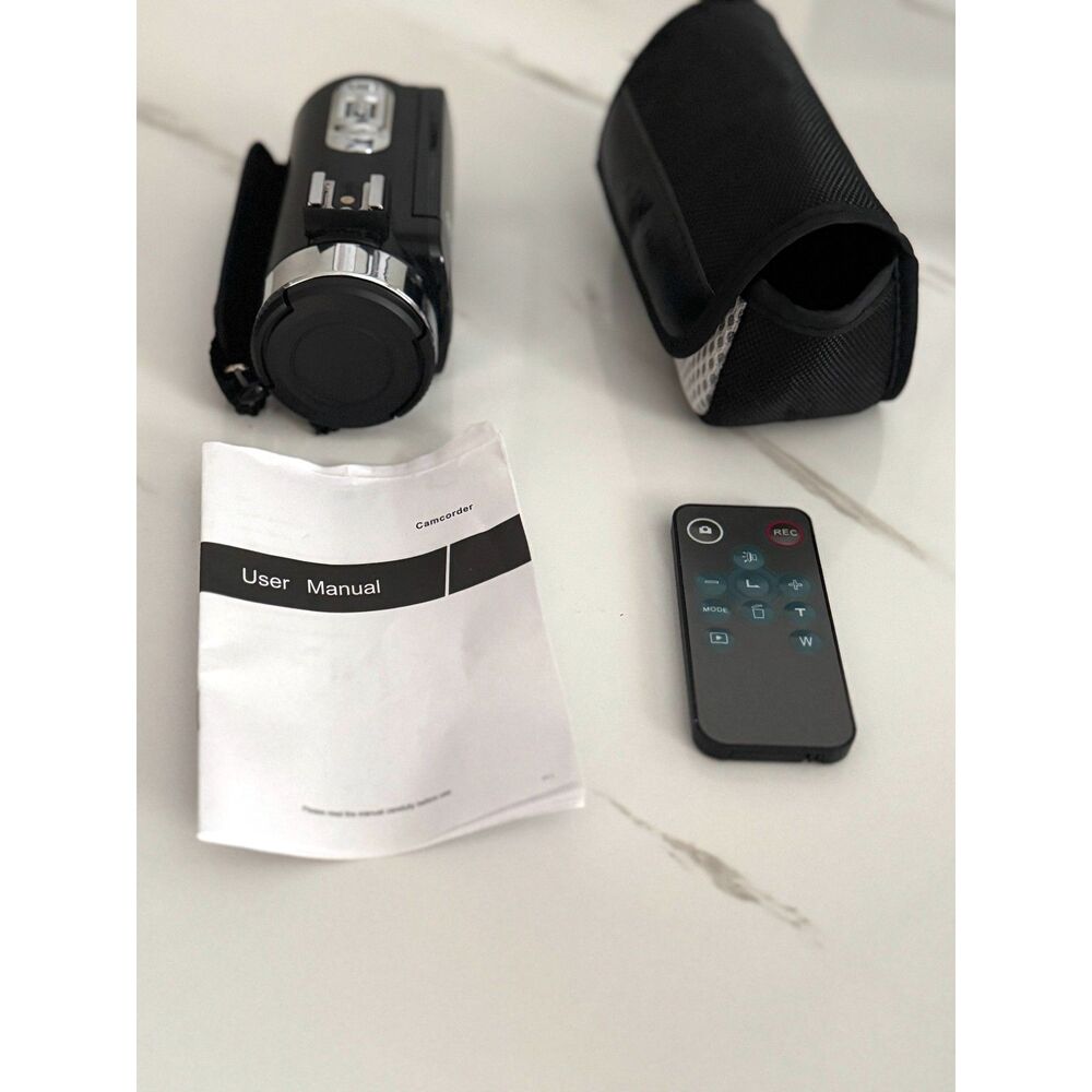 2.7K Video Camcorder Camera 48MP with LED Fill Light, 16X Digital Zoom, 3.0"